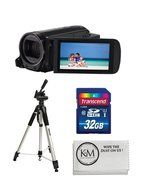 Canon 16GB VIXIA HF R70 Full HD Camcorder with 32GB Memory Card and Tripod