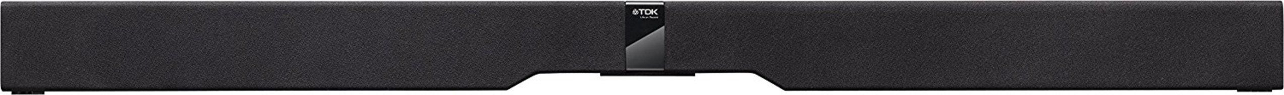 TDK Life on Record Tv Speaker 2.1ch Wood Soundbar for Tv Sumaho Music Can Enjoy Bluetooth-enabled Black Sp-tvbtwa-bk