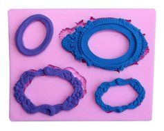 GogoForward Silicone Frame Shape DIY Baking Mold Decorating Cake Fondant Paste Mold