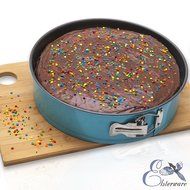 Springform Pan 10 Inch for Baking Cake and Cheesecake from Elsterware Quick-Clean Tin, Easy Release Spring Clip...