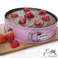 Springform Pan 10 Inch for Baking Cake and Cheesecake from Elsterware Quick-Clean Tin, Easy Release Spring Clip... N2