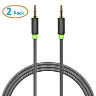 Aurum Cables Male to Male 3.5mm Universal Gold Plated Auxiliary Audio Stereo Cable for iPhone, iPad, iPod, Kindle... N24