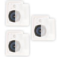 Blue Octave LW52 In Wall Speakers Home Theater Surround Sound 2-Way 3 Speaker Set N2