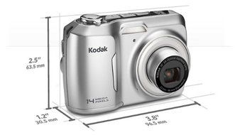 Kodak EasyShare C183 Digital Camera (Silver) 3X Optical Zoom, 14 MP N3