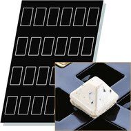 Matfer Bourgeat Silicone Flexipan Rectangular Baking Molds, 24 Cups 336010