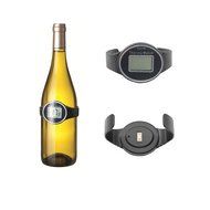 UZO1 THERMO WATCH&trade; Digital Wine Bottle Thermometer Watch