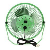 Starsource Adjustable Four Fan Blade 4 Inch USB Mini Desktop Fan With ON/OFF Switch ( Green ) N34