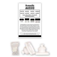 Acoustic Audio AA321W Surround Speakers, White, Set of 2