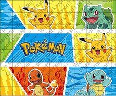 Pokemon Strips Licensed Edible Cake Topper #58163