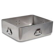 Extra Heavy Gauge Aluminum Roaster. Handles on All Four Sides 21&quot; x 17&quot; X 7&quot; High. Optional Cover: See Item #68392