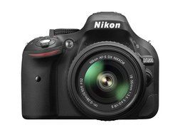 Nikon D5200 Digital SLR with 18-55mm VR II Compact Lens Kit - Black (24.1 MP) 3.0 inch LCD N3