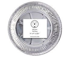 DOBI Pie Pans - Disposable Aluminum Foil Pie Plates, Standard Size - 9 x 1.25 Inches, Pack of 30. Favorite Pie... N10