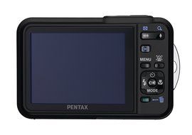 Pentax Optio WS80 10MP Waterproof Digital Camera with 5x Internal Optical Zoom and 2.7-inch LCD (Black and Orange) N3