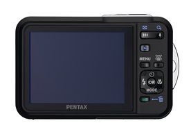 Pentax Optio WS80 10MP Waterproof Digital Camera with 5x Internal Optical Zoom and 2.7-inch LCD (Black and Orange) N4