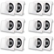 Acoustic Audio CS-I82S-6PR 300 Watt 8&quot; 2-Way Home Theater In-Wall/Ceiling Speakers (6-Pair)