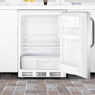 Summit Ff6lbisstb 5.5 Cu. Ft. Capacity Compact Refrigerator - Stainless Steel