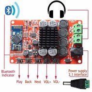 INSMA TDA7492P 50W+50W Dual Channel Wireless Bluetooth 4.0 Audio Receiver Digital Amplifier Board with 3.5mm Plug... N7