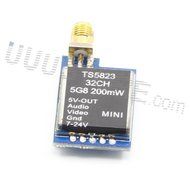 Boscam TS5823 5.8G 5.8GHz 200mW 32CH Mini FPV wireless audio vedio AV Transmitter for DJI Phantom 1.5KM range N3