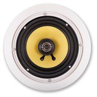 Acoustic Audio HD-6Pr 6.5-Inch Round 2 Way Kevlar Speakers (White) N13