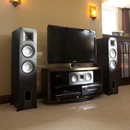 Klipsch KF-28 Icon Dual 8-Inch 2-Way Floorstanding Speaker (Black Ash) N3