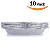 DOBI Pie Pans - Disposable Aluminum Foil Pie Plates, Standard Size - 9 x 1.25 Inches, Pack of 30. Favorite Pie... N15