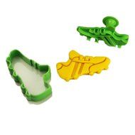 Goldenchildhood Soccer shoes Cookie cutters 3D Soccer shoes cookie cutters Set of 22 Soccer shoes cookie cutters N4