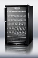 Summit SWC525LTBADA: ADA compliant 20&quot; wide freestanding wine cellar with lock, digital thermostat and towel bar... N2