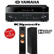 Yamaha RX-V781BL 7.2-Channel 4K A/V Receiver + (1) Pair of Klipsch RP-280FA Dolby Atmos Floorstanding Loudspeakers...
