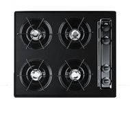 Summit 24" Gas Cooktop with Battery Start Ignition
