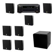 M&amp;K Sound MP150II Wall Mounted Loudspeaker 7.1 HRS12 Denon AVR-X5200W