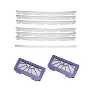 Yikebo(TM) 2 HEPA Filters + 6 compatible Blades 1 Squeegee Replacement Vacuum Cleaner Accessories For Neato xv...