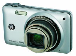 GE E1480W 14MP Digital Camera with 8X Optical Zoom and 3.0-Inch LCD with Auto Brightness (Silver) N5