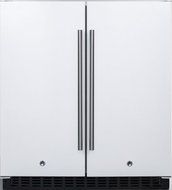 Summit FFRF3075W 30&quot; Compact Side by Side Refrigerator and Freezer with 5.4 cu. ft. Capacity Frost-Free