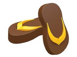 SpinningLeaf Standard Flip Flops Sandwich Cookie Mold