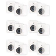 Blue Octave BDW62 In Wall 6.5&quot; Speakers 2 Way Home Theater Surround Sound 6 Pair Pack