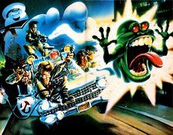 Ghostbusters edible icing image cake topper 1/4 sheet cupcake 7.5 round rice wafer option (1/4 sheet icing) (2... N4