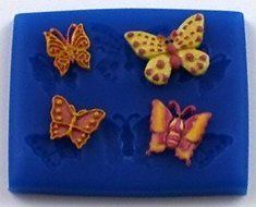 First Impressions Molds Silicone Mould - Butterflies - 6 cavities