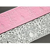 Anyana Peacock Cake Baking Mold Silicone Cake Mat Lace Pad For Cake Decorating Color Pink Gum Pastry Tool Kitchen... N2