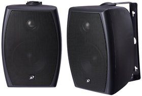 Dayton Audio IO525B 5-1/4&quot; 2-Way Indoor/Outdoor Speaker Pair Black N2