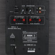 Acoustic Audio HT-87 In-Wall/Ceiling 7.1 Home Theater 8&quot; Speakers and 6.5&quot; Powered Sub HT-87-RW6