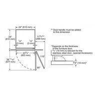 Thermador 24 In. Panel Ready Freezer Column - T24ID800RP N2