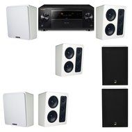 M&amp;K Sound MP300 White Monitor Speaker 5.2 X12 Pioneer Elite SC-89