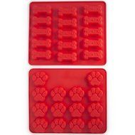 Ticent Dog Paws and Bones Cake Pan Baking Molds for Kids, Pets, Dog-lovers Cookie Treats, 100% Food Grade Silicone... N5