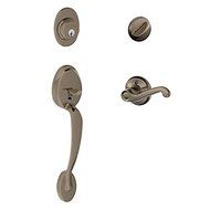 Schlage Lock Company F60 PLY 620 FLA LH Ingersoll-Rand Plymouth Handleset with Flair Interior Lever Left Hand...