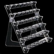 Modern Clear Acrylic 36 Nespresso Capsule Rack / Counter Top Coffee Pod Holder Display Stand - MyGift&reg; N6