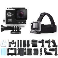 eXuby X1000 12 MP Action Camera with 2-Inch Display, Wide 170&deg; Angle Lens, WiFi and Full HD 1080P Bundle with...
