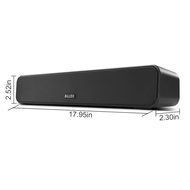 ALLEK&reg; 18-Inch 2*5W Wireless Sound Bar Bluetooth 4.0 Speaker with Remote Support Aux-in FM USB Micro SD