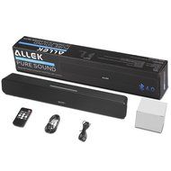 ALLEK&reg; 18-Inch 2*5W Wireless Sound Bar Bluetooth 4.0 Speaker with Remote Support Aux-in FM USB Micro SD N2