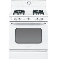 GE AGBS45DEFWS Artistry 30" White Gas Sealed Burner Range N2
