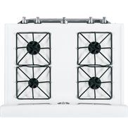 GE AGBS45DEFWS Artistry 30" White Gas Sealed Burner Range N3